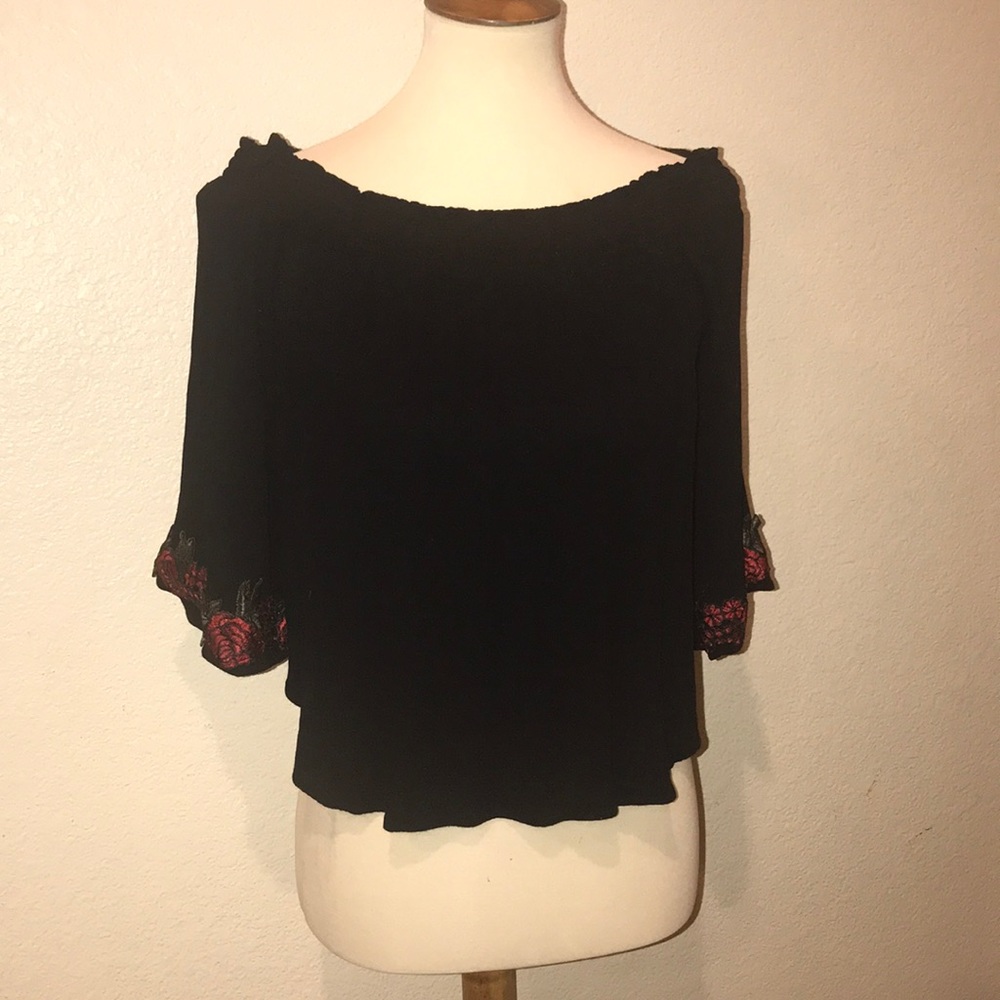 Beautiful black off shoulders blouse